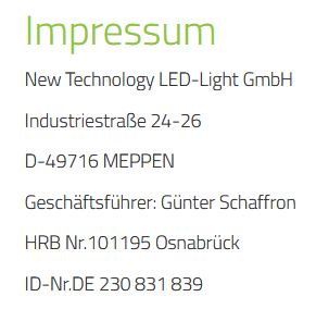 Impressum led-leuchtmittel.de.ntligm.de